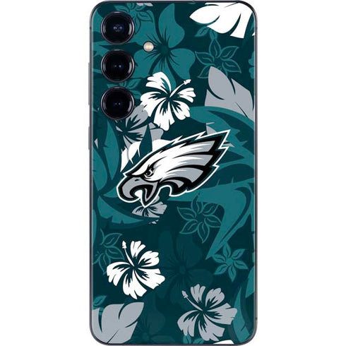NFL Philadelphia Eagles Tropical Print Galaxy S25 Skin
